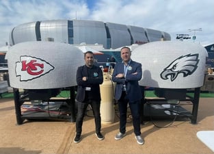 Marra Forni at the Super Bowl