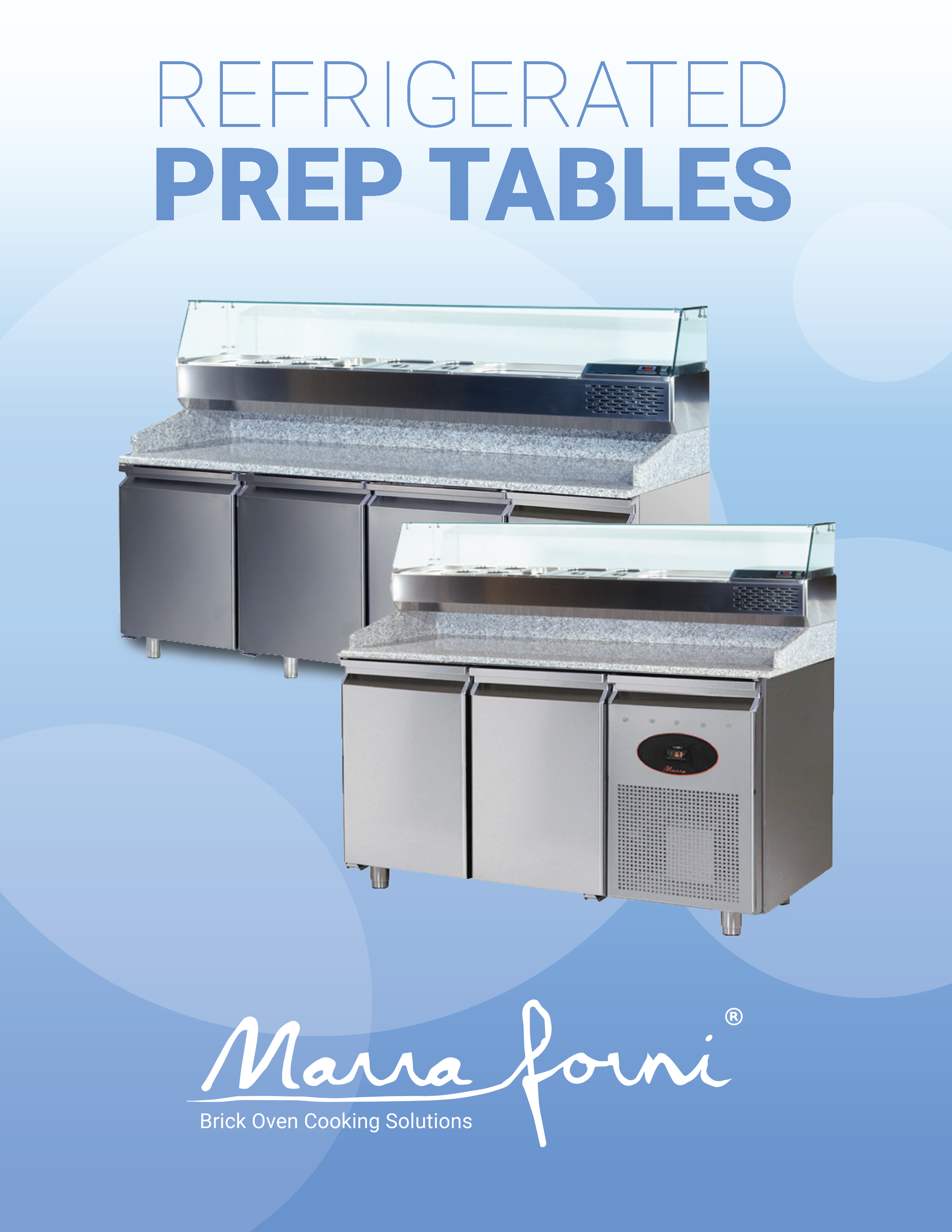 Marra Forni Prep Table Brochure Cover
